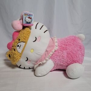 NWT HELLO KITTY & FRIENDS Sanrio 18" Sleeping Plush Stuffed Animal Toy 2024